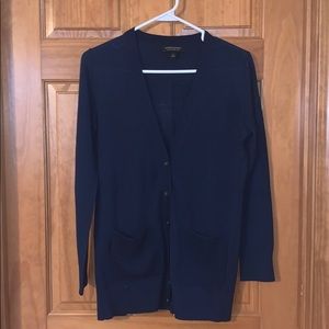 Banana republic navy cardigan
